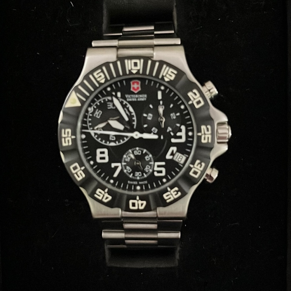 Victorinox Summit XLT Chrono Gray Dial Stainless Band